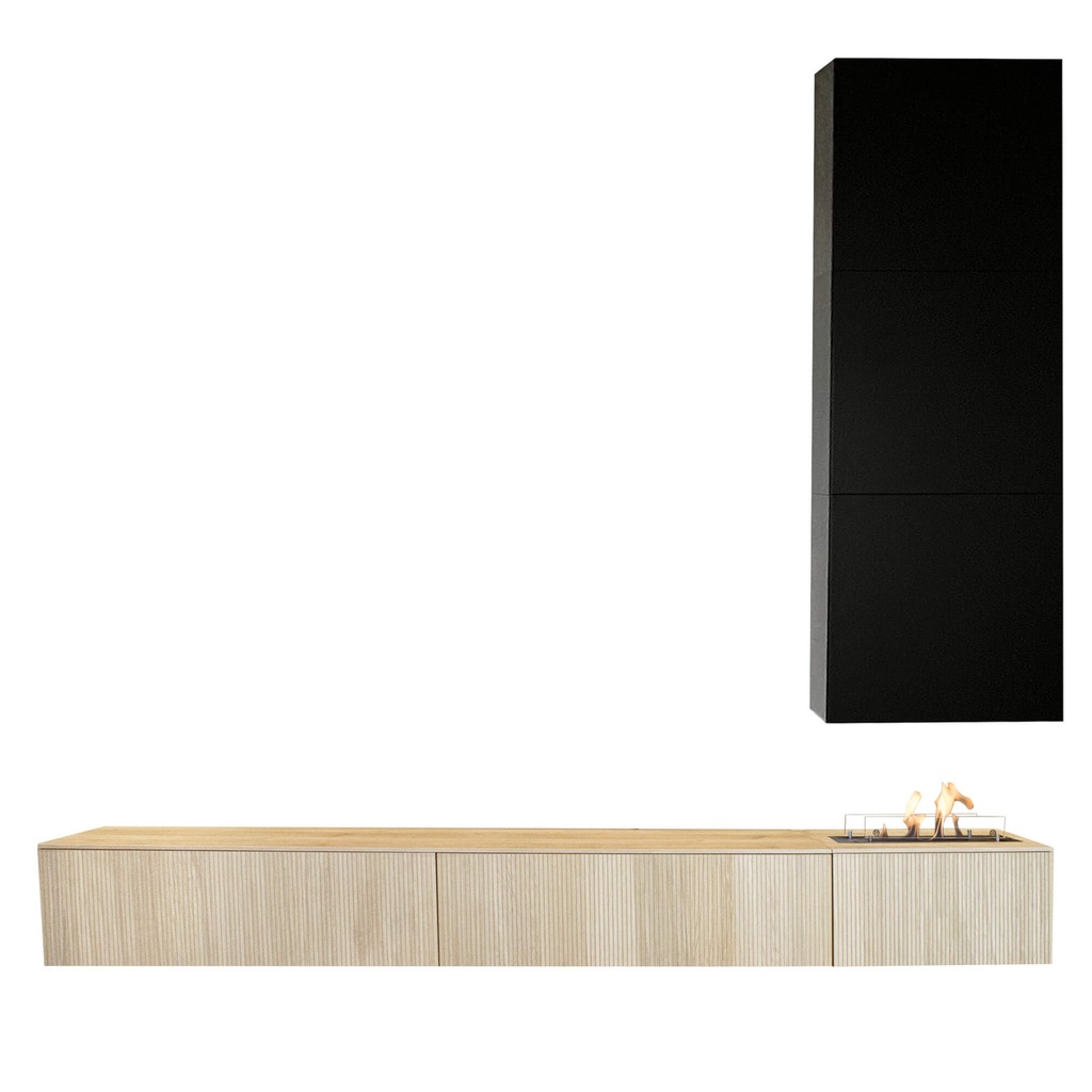 Jörne Full tv-meubel bio-ethanol haard