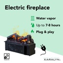 Jörne Full tv-meubel met elektrische haard