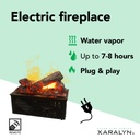 Elin tv-meubel met elektrische haard