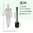 Silo hangende bio-ethanol haard specificaties