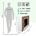 Marvik elektrische haard specificaties