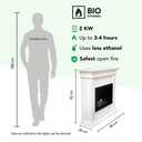 Flex bio-ethanol haard specificaties