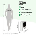 Bolea bio-ethanol haard specificaties