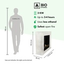 Nero bio-ethanol haard