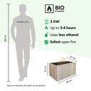 Jörne Compact bio-ethanol wandhaard specificaties