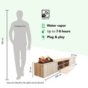 Jörne Long tv-meubel met elektrische haard specificaties