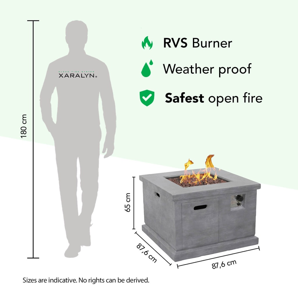 Table 90 buitenhaard specificaties