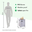 Column 40 Betonlook buitenhaard specificaties