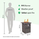 Column 50 buitenhaard specificaties