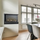 Inbouwunit XL bio-ethanol hoekhaard - inbouwhaard