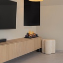 Jörne Full TV stand with electric fireplace