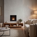 Built-in M-Wide bioethanol built-in fireplace