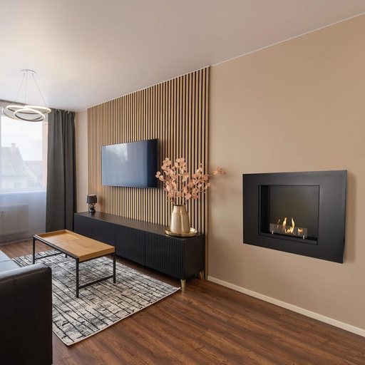 Goya cheminée murale au bioéthanol