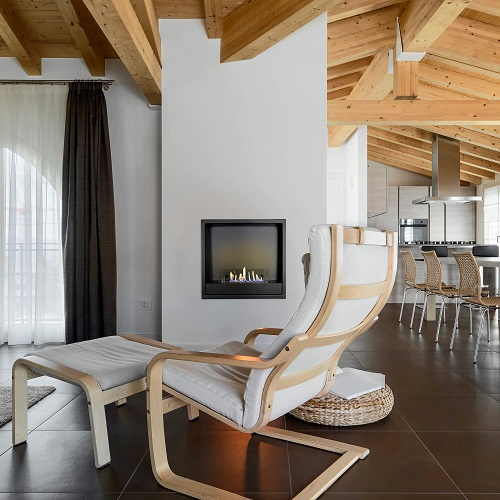 Built-in unit S bioethanol built-in fireplace