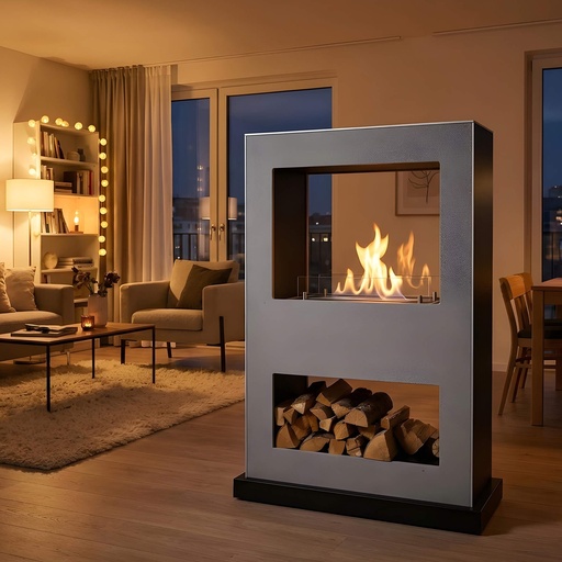 Lasize bioethanol tunnel fireplace