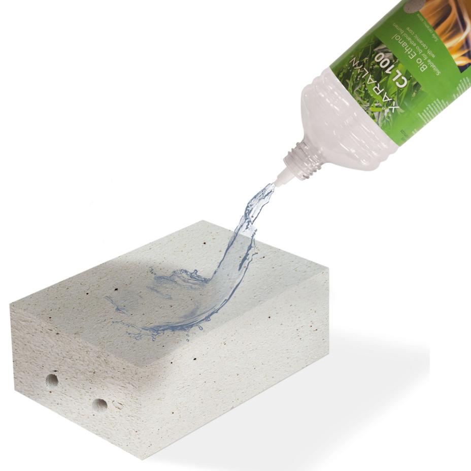 bio-ethanol haard met keramische steen