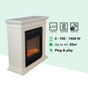 Cadiz open haard elektrisch of bio-ethanol