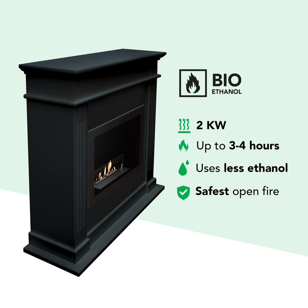 Elda bio-ethanol haard