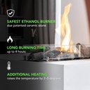 Inbouwunit L Classic bio-ethanol haard