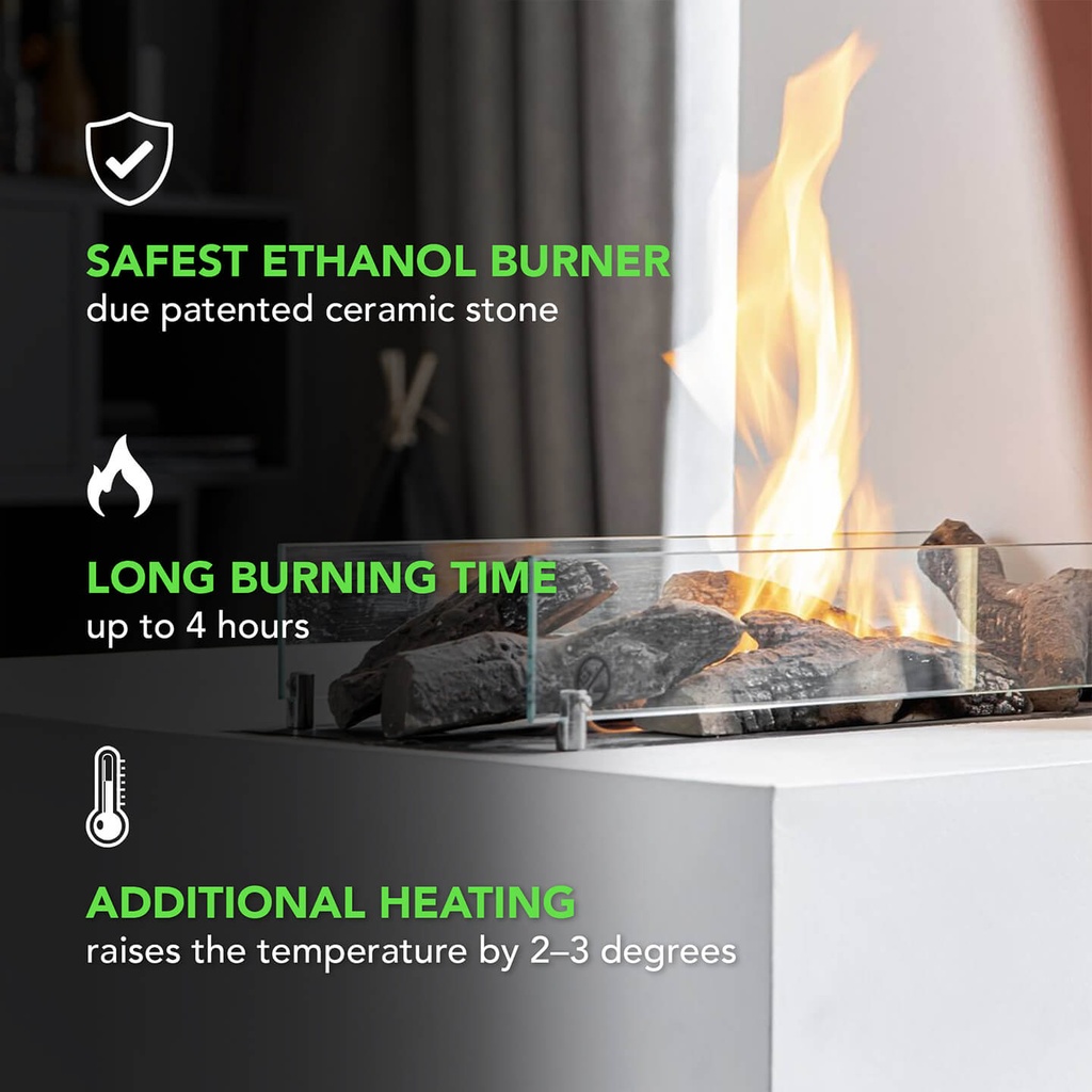 Ambiance bio-ethanol haard