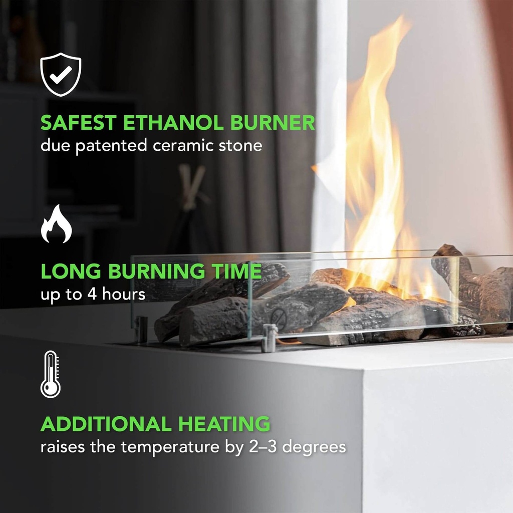 Milano bio-ethanol tunnelhaard