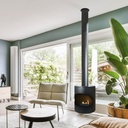 Silo hangende bio-ethanol haard