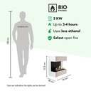 Lucca bio-ethanol wandhaard specificaties