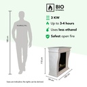 Kreta bio-ethanol haard specificaties