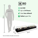 Bio-ethanol brander XXL specificaties