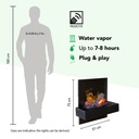 Quero elektrische wandhaard specificaties