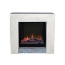 Milos electric fireplace