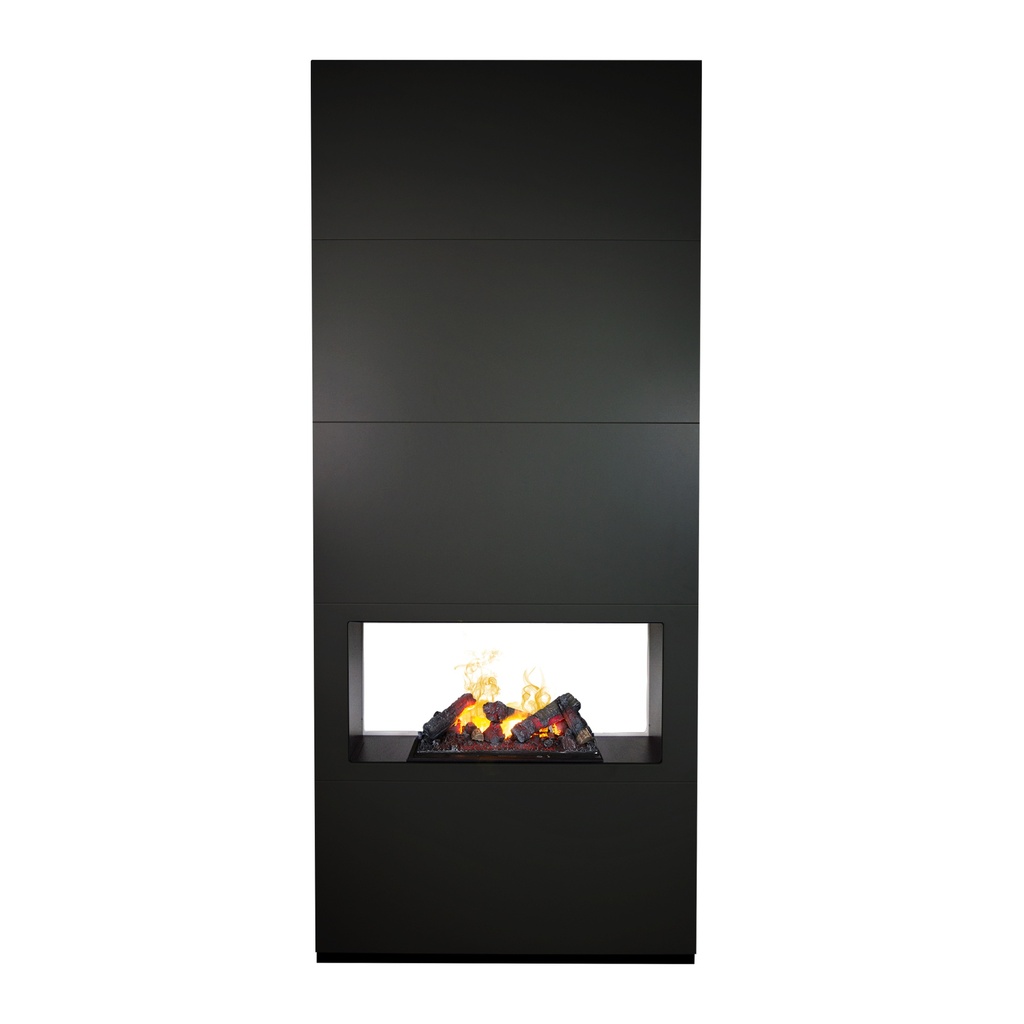 Ambiance electric tunnel fireplace  - roomdivider