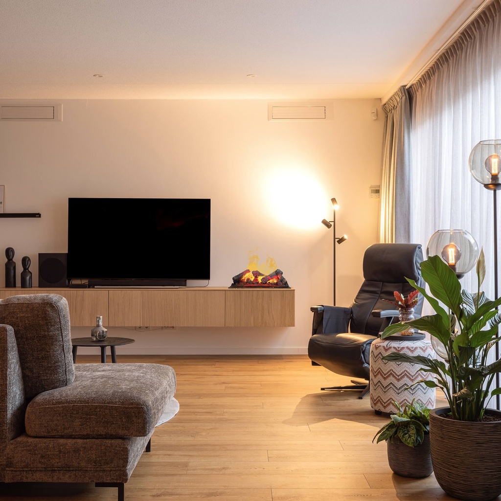 Jörne Long elektrische haard - TV meubel gecombineerd met elektrische haard - Opti-Myst Cassette 600 - Elektrisch vuur